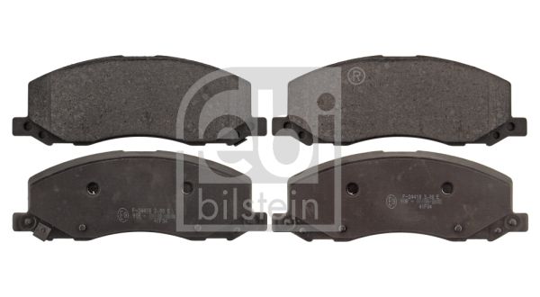 FEBI BILSTEIN Комплект тормозных колодок, дисковый тормоз 116149